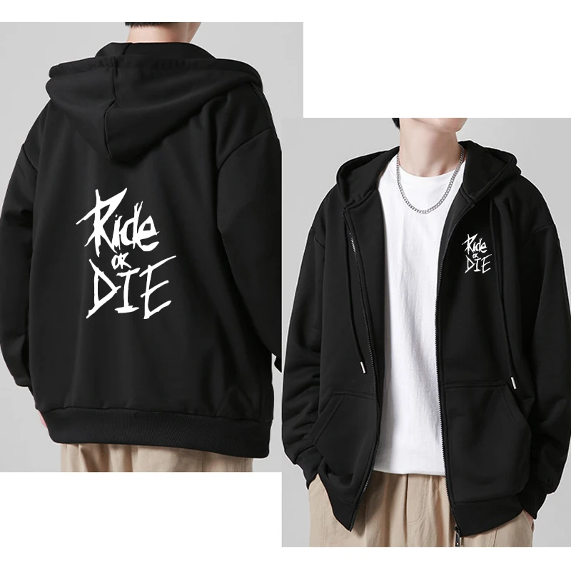 Ride or Die Letter Graphic printed Pullover Men women Casual Sweatshirt Streetwear Hip Hop Long Sleeve Oversized Hoodie Unisex
Ride or Die Letter Graphic printed Pullover Men women Casual Sweatshirt Streetwear Hip Hop Long Sleeve Oversized Hoodie Unisex