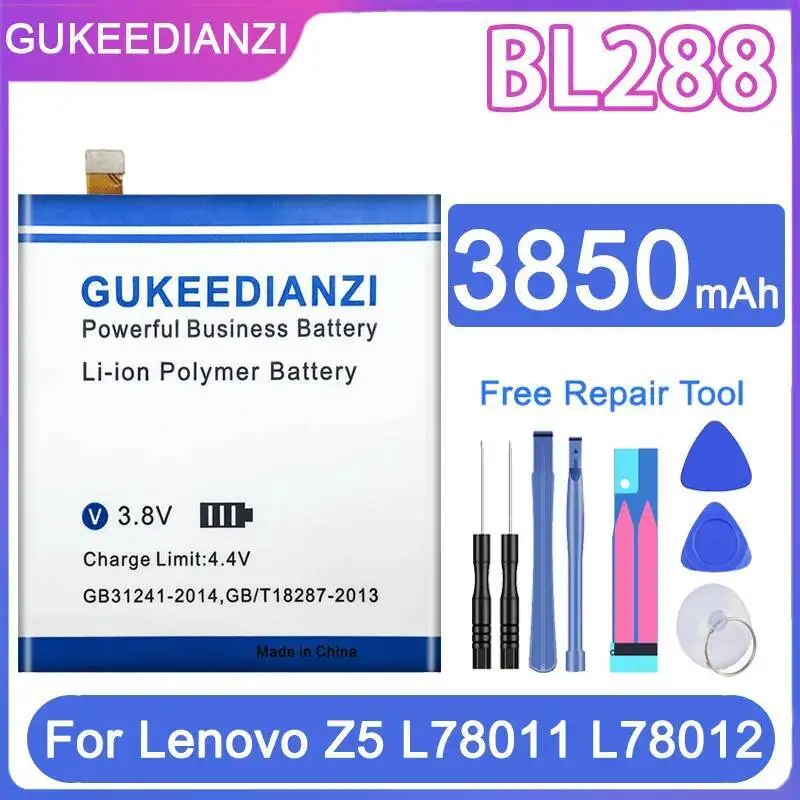 Stable For Lenovo Z5 L78011 L78012 BL288 Mobile Phone Battery High Performance 3850Mah
Stable For Lenovo Z5 L78011 L78012 BL288 Mobile Phone Battery High Performance 3850Mah