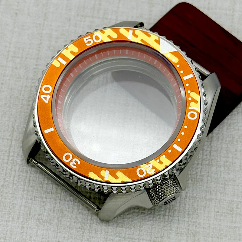 42mm SKX007 Silver Watch Case Flat Sapphire Crystal Compatible with 28.5mm Dials NH35 NH36 NH38 4R 7S Movements Watch Case Parts
42mm SKX007 Silver Watch Case Flat Sapphire Crystal Compatible with 28.5mm Dials NH35 NH36 NH38 4R 7S Movements Watch Case Parts