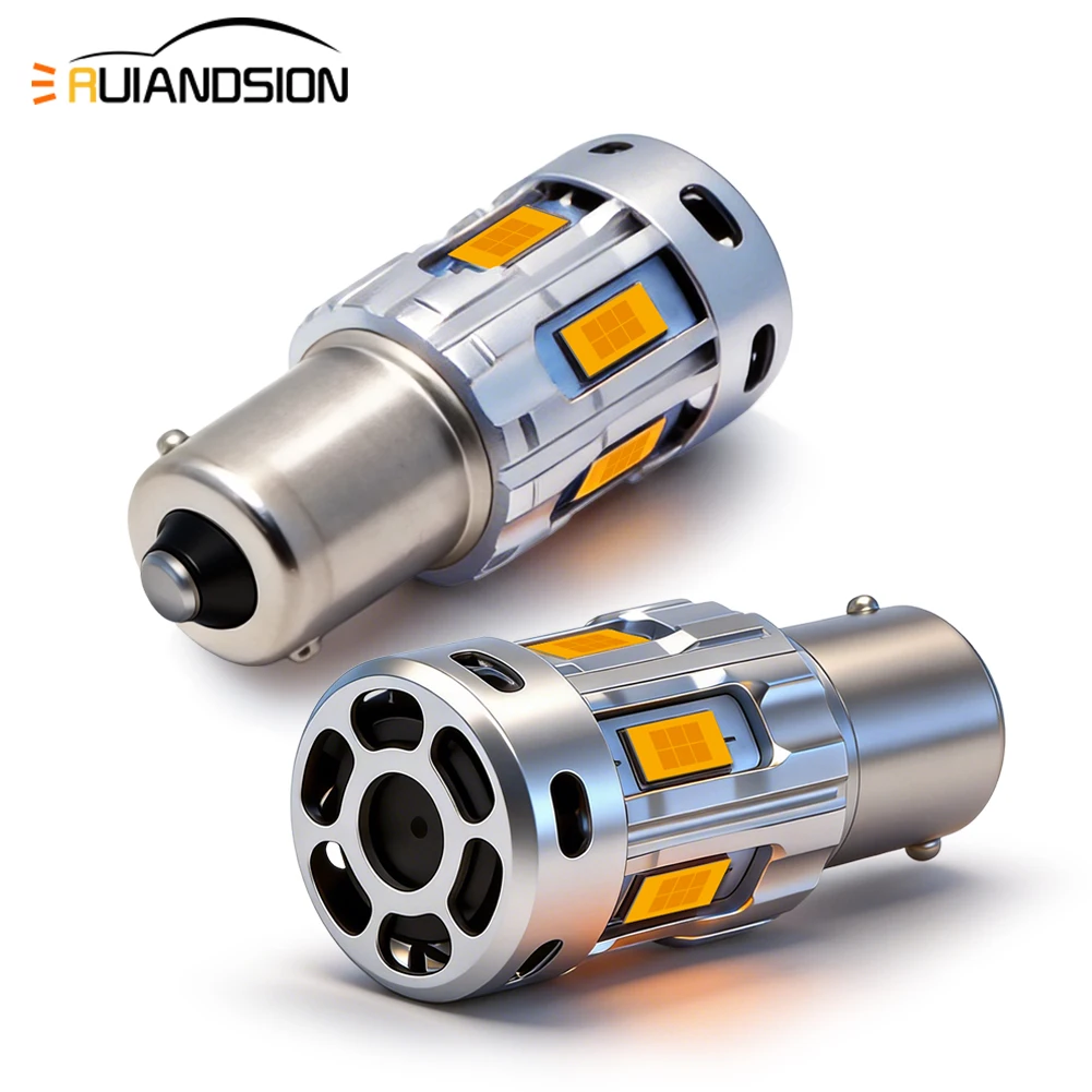 1Pcs 1156 BA15S LED Bulb CANBUS No Error With Cooling Fan T20 7443 T25 3156 for Reverse Parking Turn Signal Light 10-30V Yellow
1Pcs 1156 BA15S LED Bulb CANBUS No Error With Cooling Fan T20 7443 T25 3156 for Reverse Parking Turn Signal Light 10-30V Yellow
