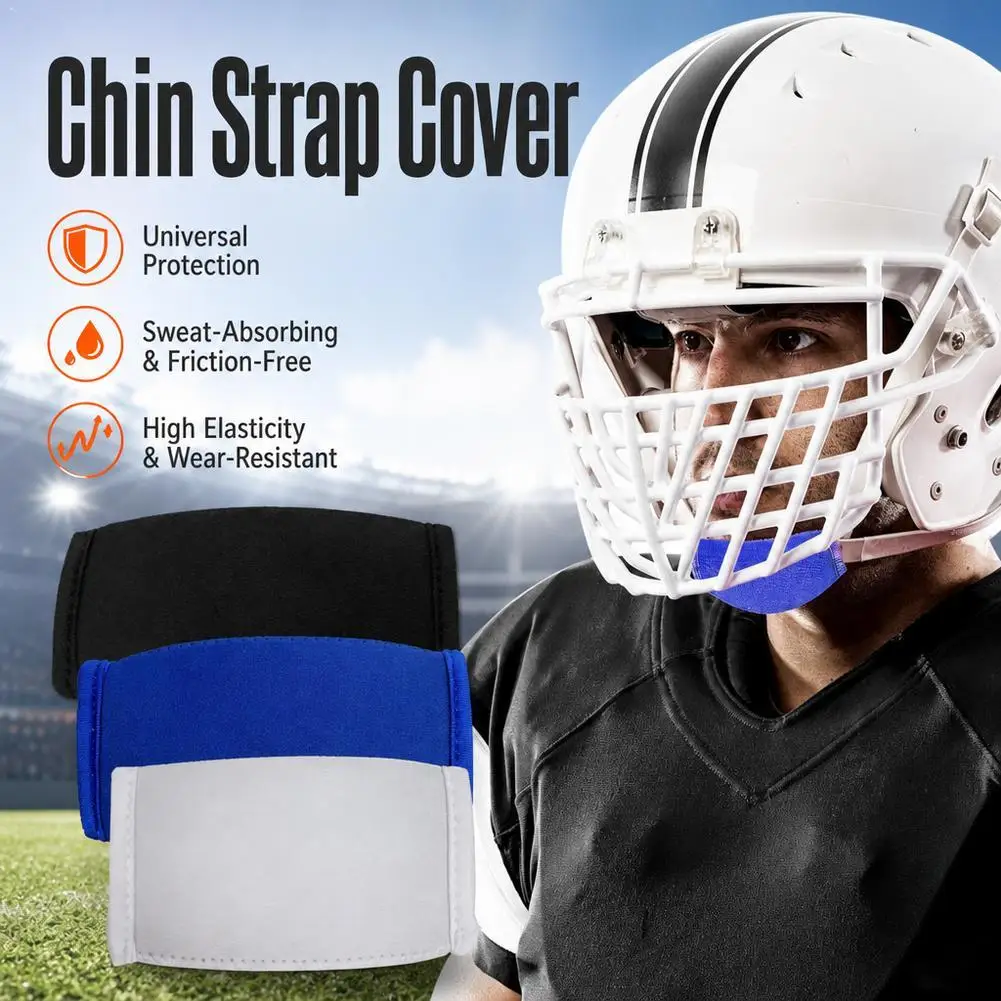 Rugby Chin Pad Football Helmet Chin Pad Cover Compatible with Virtually All Helmets for Rugby Lacrosse Biking Sport Accessories
Rugby Chin Pad Football Helmet Chin Pad Cover Compatible with Virtually All Helmets for Rugby Lacrosse Biking Sport Accessories