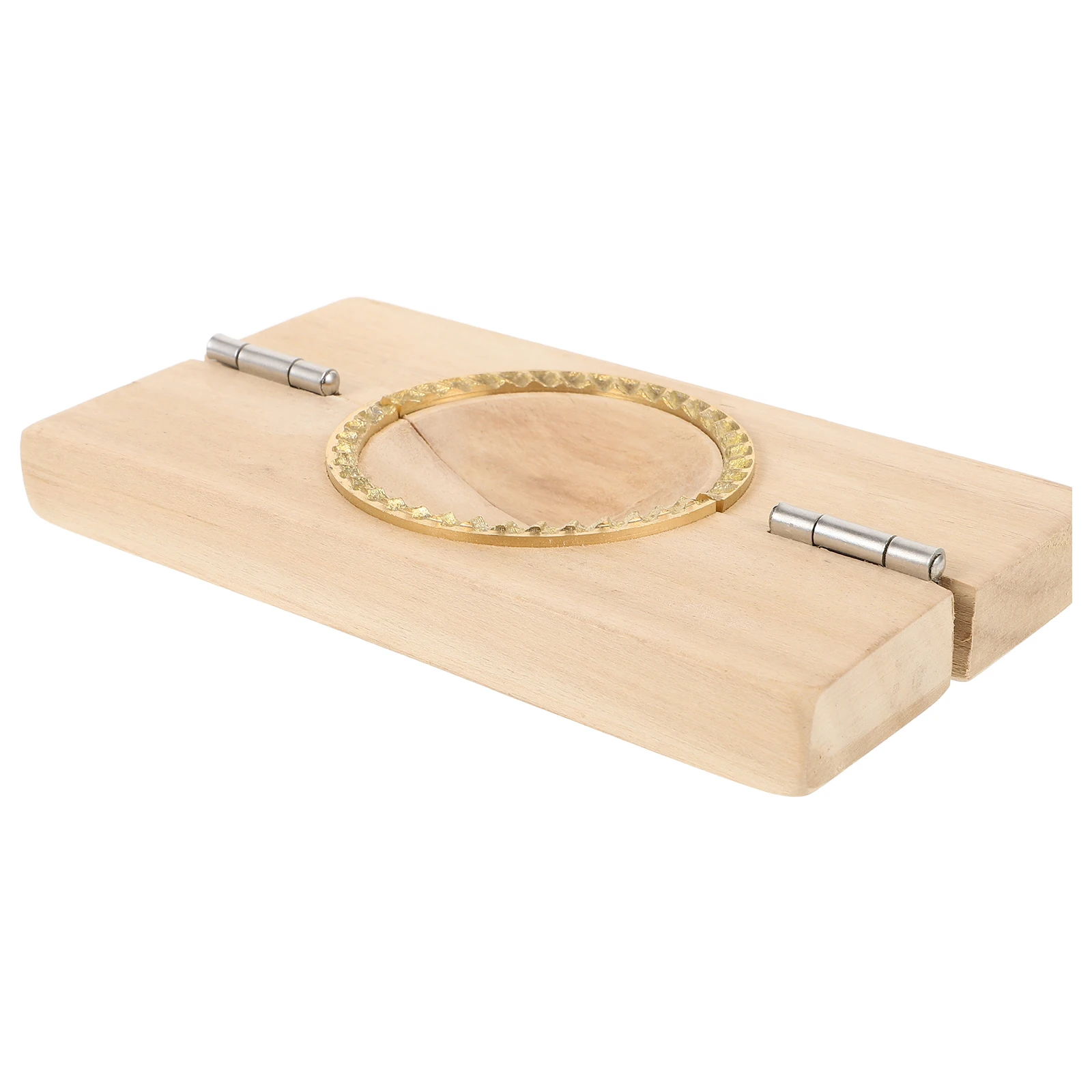 63mm Copper Teeth Wooden Oil Corner Seal Dumpling Press Mold Maker Kitchen Supplies Reusable Multifunctional Easy Clean Compact
63mm Copper Teeth Wooden Oil Corner Seal Dumpling Press Mold Maker Kitchen Supplies Reusable Multifunctional Easy Clean Compact