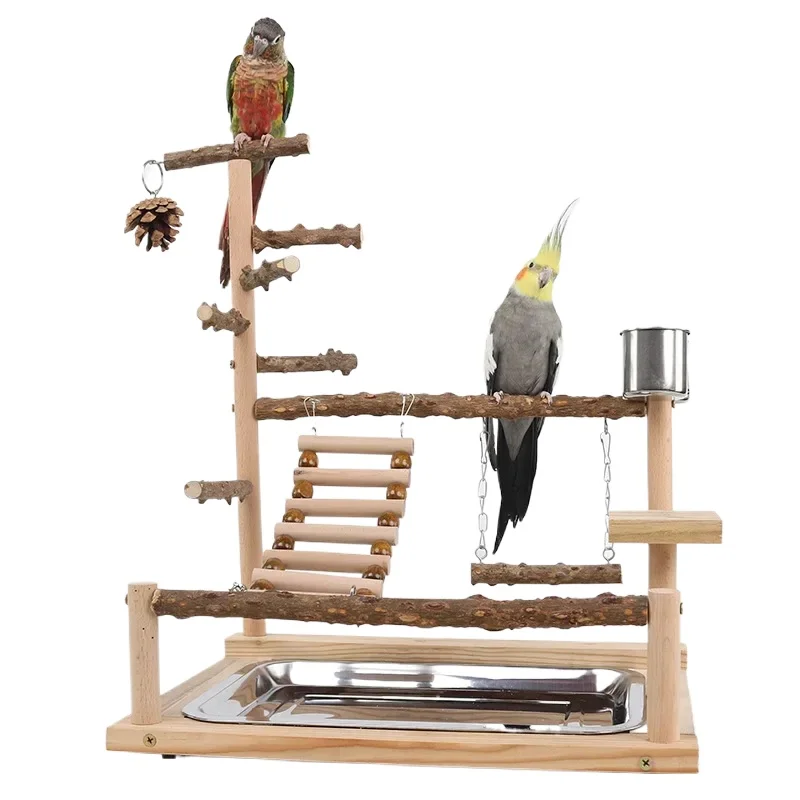 Pepper Wood Parrot Platform, Parrot Climbing Net, Climbing Training Station, Climbing Ladder, Swing Bird Toy Suspension Bridge
Pepper Wood Parrot Platform, Parrot Climbing Net, Climbing Training Station, Climbing Ladder, Swing Bird Toy Suspension Bridge