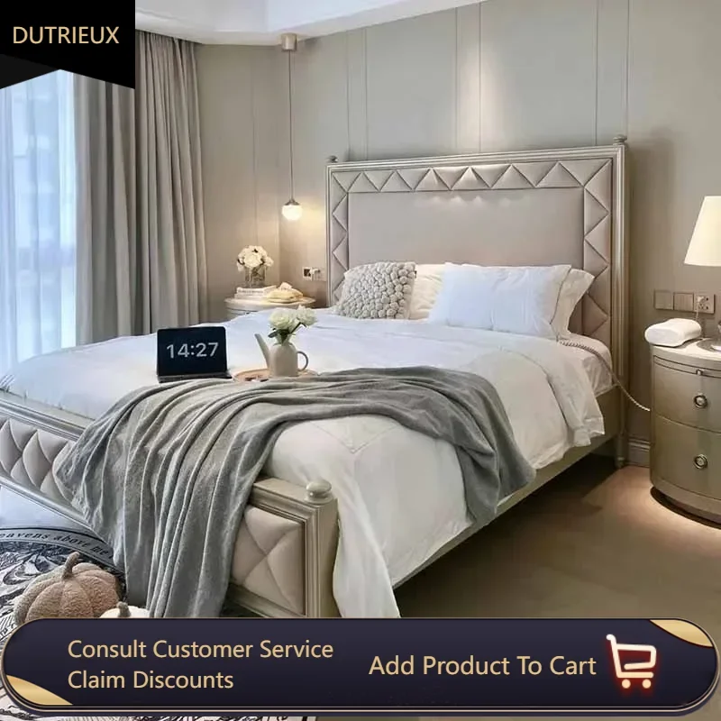 High End Waterproof Double Bed European Soft Upholstered Modern Luxury Beds Bedroom Queen Twin Camas De Dormitorio Furniture
High End Waterproof Double Bed European Soft Upholstered Modern Luxury Beds Bedroom Queen Twin Camas De Dormitorio Furniture