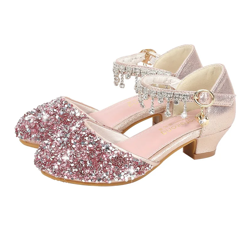 Girls crystal 2025 spring new children's sparkling princess shoes children's soft-soled princess shallow mouth single shoes
Girls crystal 2025 spring new children's sparkling princess shoes children's soft-soled princess shallow mouth single shoes