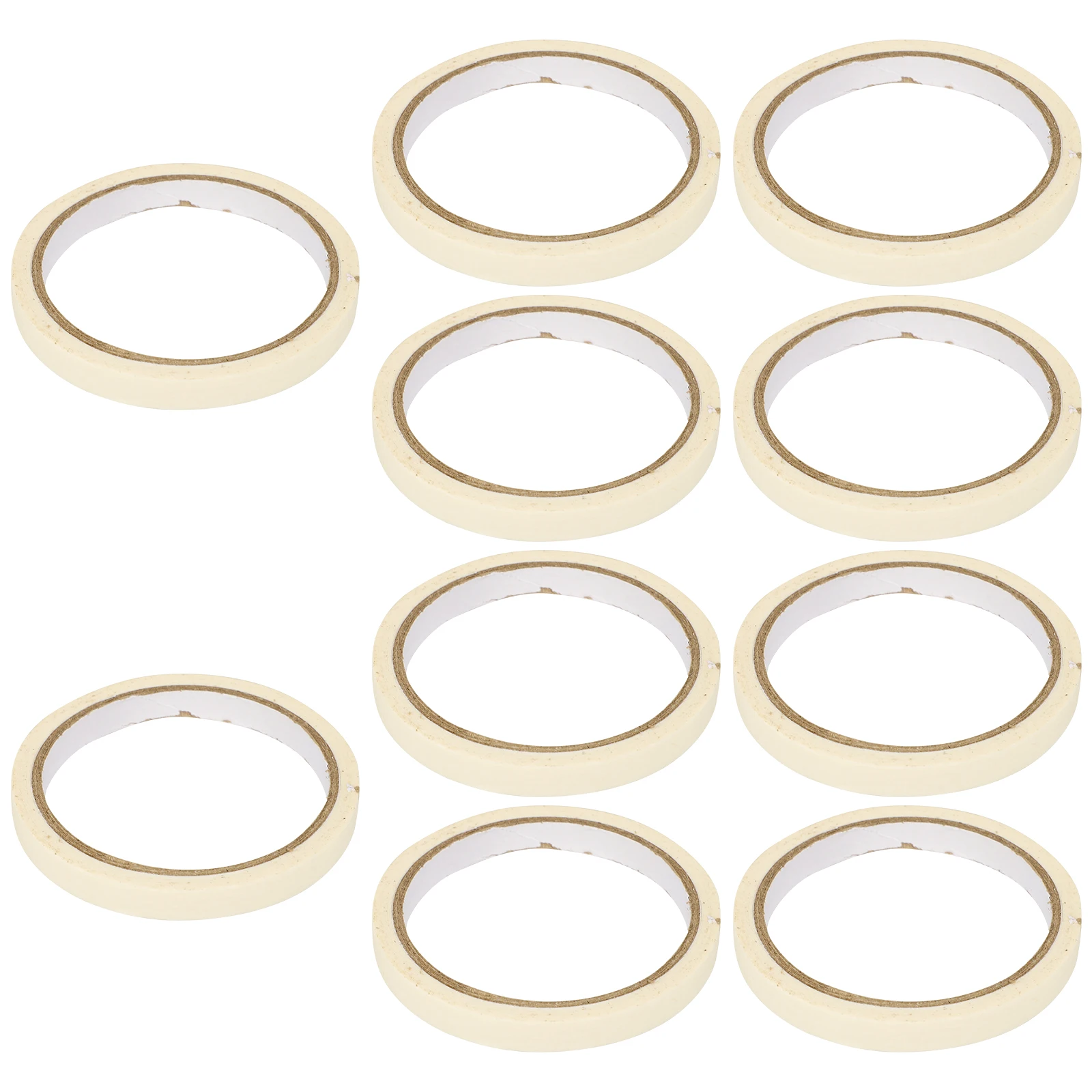10 Rolls 2.5CMx20M Masking Painters Tape White Tape Non Residue Home Decor Automotive Painting Art Project
10 Rolls 2.5CMx20M Masking Painters Tape White Tape Non Residue Home Decor Automotive Painting Art Project