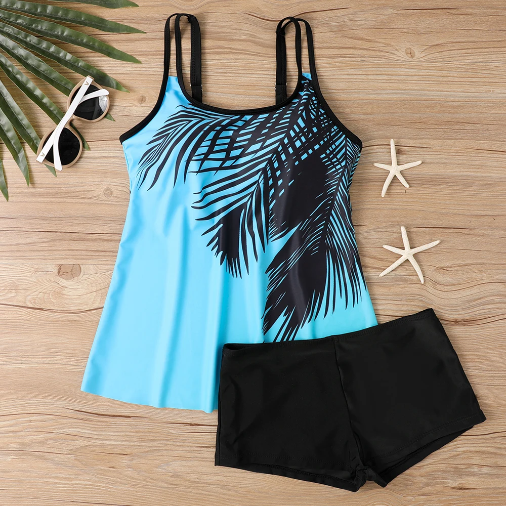 Floral Pattern 2 Piece Set Tankini, Skirted Style with Boyshorts Swimsuits, Women's Swimwear & Clothing Summer Sexy Bikini
Floral Pattern 2 Piece Set Tankini, Skirted Style with Boyshorts Swimsuits, Women's Swimwear & Clothing Summer Sexy Bikini