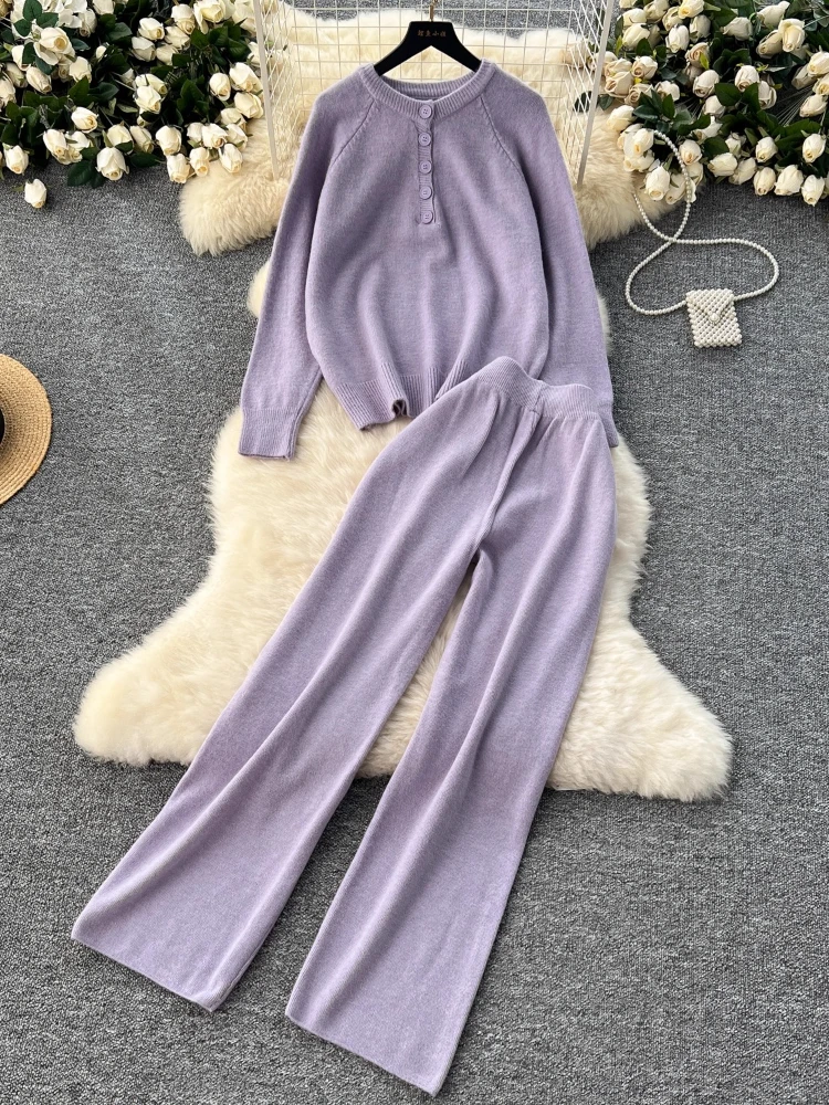 Новинка 2026 года, зимняя однотонная домашняя одежда, костюмы-свитер, женские пуловеры на пуговицах + длинные брюки, теплые свободные повседневные комплекты из двух предметов
Новинка 2026 года, зимняя однотонная домашняя одежда, костюмы-свитер, женские пуловеры на пуговицах + длинные брюки, теплые свободные повседневные комплекты из двух предметов