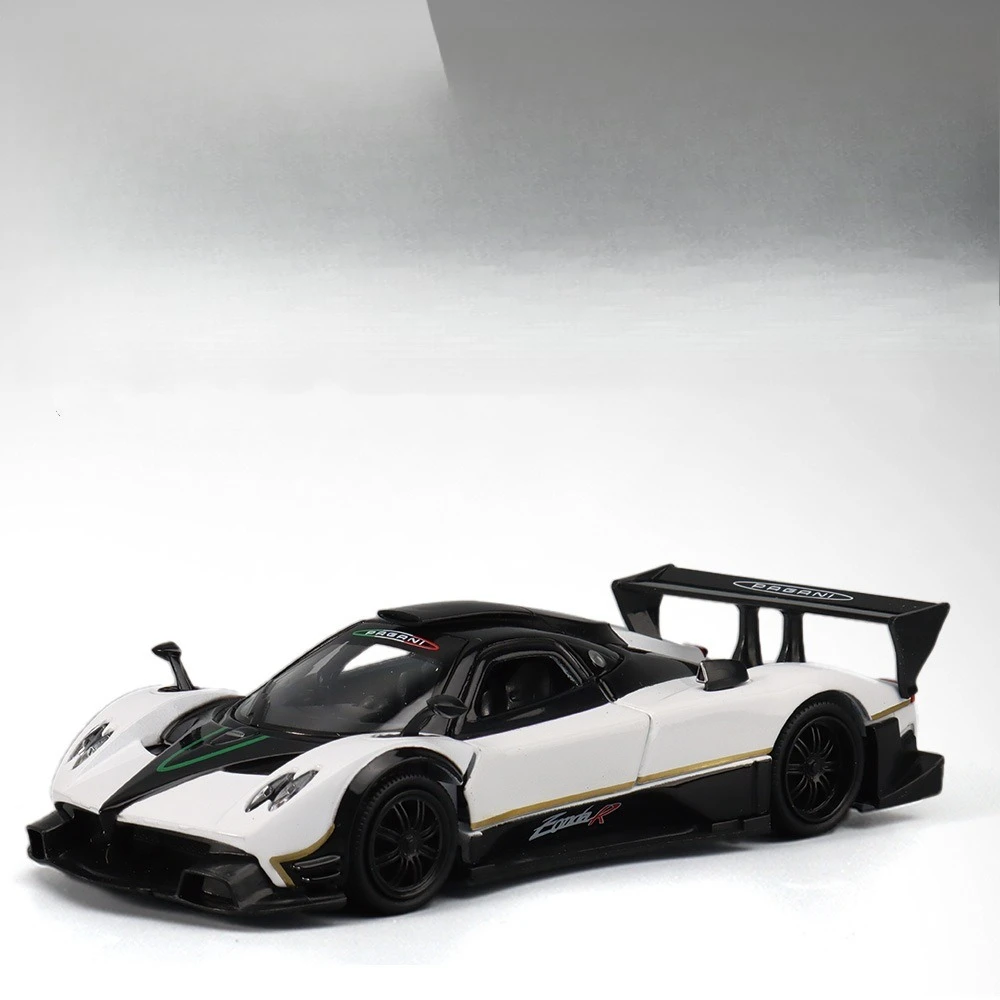 1:32 Paga, Zonda Sports Car Model Simulation Alloy Sound and Light Pull Back Toy Ornament Collection
1:32 Paga, Zonda Sports Car Model Simulation Alloy Sound and Light Pull Back Toy Ornament Collection