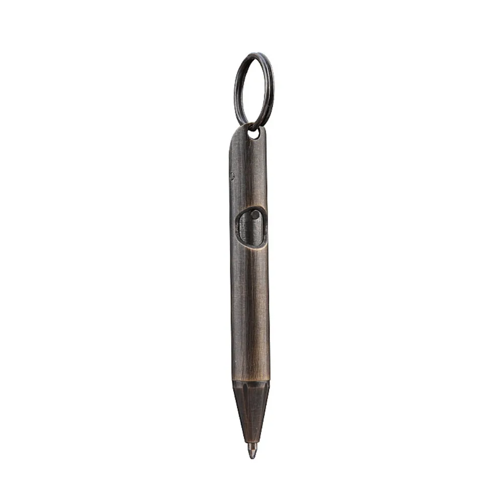 Multifunctional Brass Mini Ballpoint Pen with Keychain Portable Gel Pen Pocket Pen School Office
Multifunctional Brass Mini Ballpoint Pen with Keychain Portable Gel Pen Pocket Pen School Office