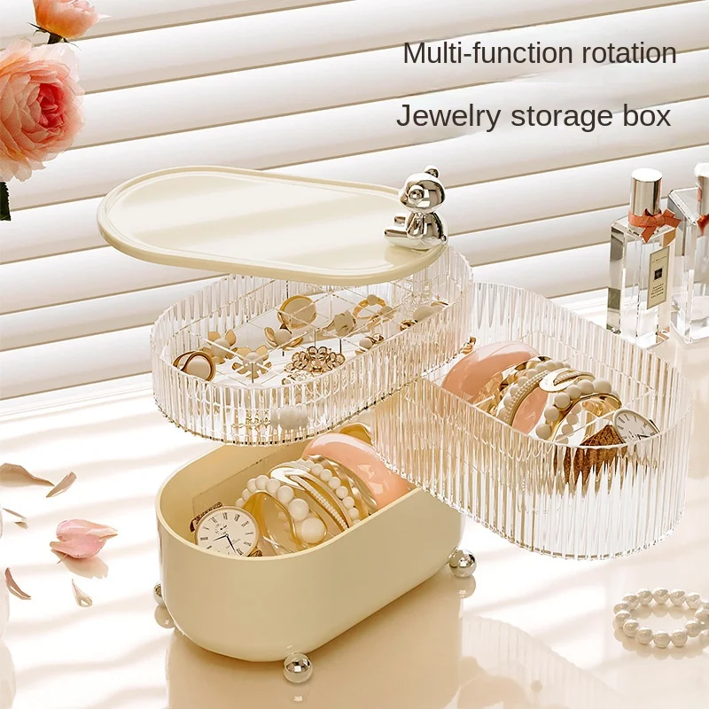 Rotating Cosmetic Desktop Storage Box Dust-proof Lipstick Data Line Luxury Transparent Plastic Frame Jewelry Cosmetic Box
Rotating Cosmetic Desktop Storage Box Dust-proof Lipstick Data Line Luxury Transparent Plastic Frame Jewelry Cosmetic Box