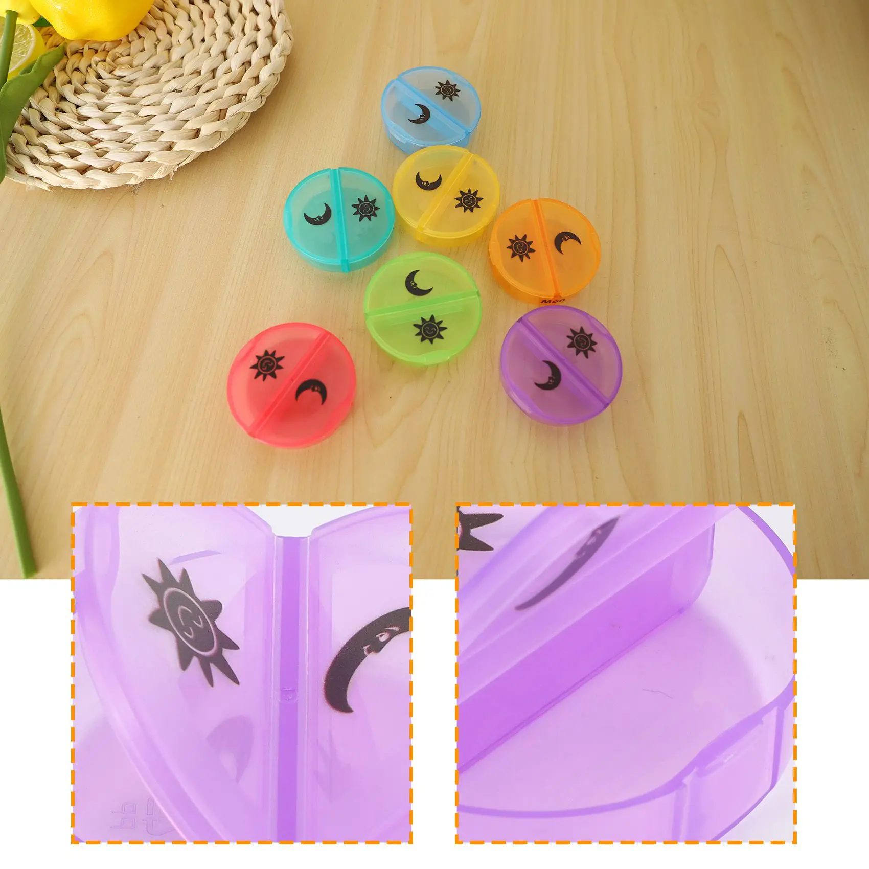 Beauty Daily Pill Organizer (Twice-A-Day) - Weekly AM/PM Pill Box, Round Medicine Organizer, 7 Day Pill Container
Beauty Daily Pill Organizer (Twice-A-Day) - Weekly AM/PM Pill Box, Round Medicine Organizer, 7 Day Pill Container