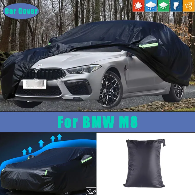 For BMW M8 Car Full Outer Covers Outdoor Waterproof Dustproof Sun Rain Snow Protection Exterior Car Accessories
For BMW M8 Car Full Outer Covers Outdoor Waterproof Dustproof Sun Rain Snow Protection Exterior Car Accessories