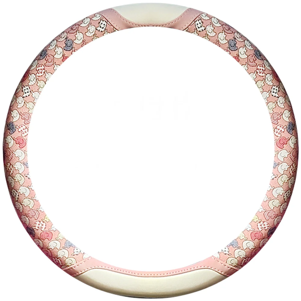 Non Slip Steering Wheel Cover 38cm with Elephant Print Breathable Fabric and Rubber Inner Ring Suitable for Most Standard Wheels
Non Slip Steering Wheel Cover 38cm with Elephant Print Breathable Fabric and Rubber Inner Ring Suitable for Most Standard Wheels