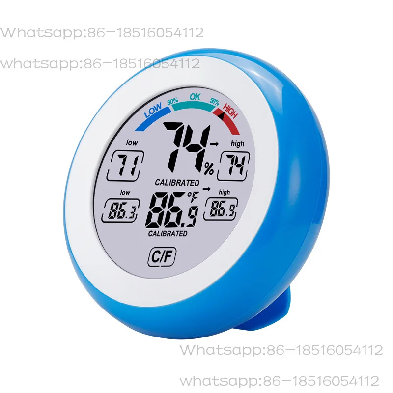 Touch Screen Thermohygrometer Circular Household Electronic Digital Display Indoor Humidity Temperature Detector
Touch Screen Thermohygrometer Circular Household Electronic Digital Display Indoor Humidity Temperature Detector