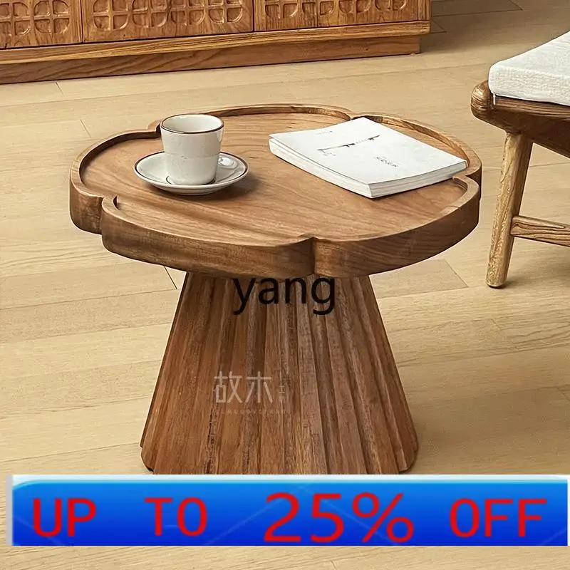 LH wabi sandy wind solid wood coffee table flower coffee table creative wooden pier sofa side table
LH wabi sandy wind solid wood coffee table flower coffee table creative wooden pier sofa side table