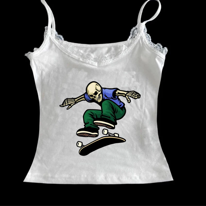 Street halter sleeveless tank top retro style aesthetic hand-painted print hip-hop rock Harajuku slim women's tops Y2k clothing
Street halter sleeveless tank top retro style aesthetic hand-painted print hip-hop rock Harajuku slim women's tops Y2k clothing