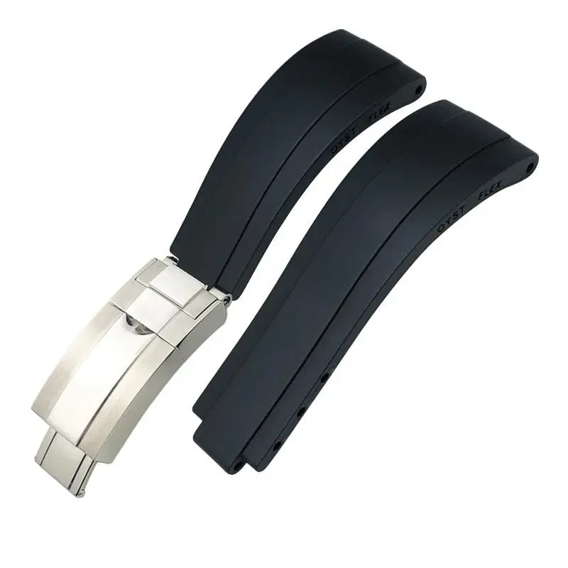 SCHIK 20mm Fluorines Rubber FKM Watchband fit for Rolex Daytona Submariner GMT Oyster Yacht Master Silicone Watch Strap
SCHIK 20mm Fluorines Rubber FKM Watchband fit for Rolex Daytona Submariner GMT Oyster Yacht Master Silicone Watch Strap