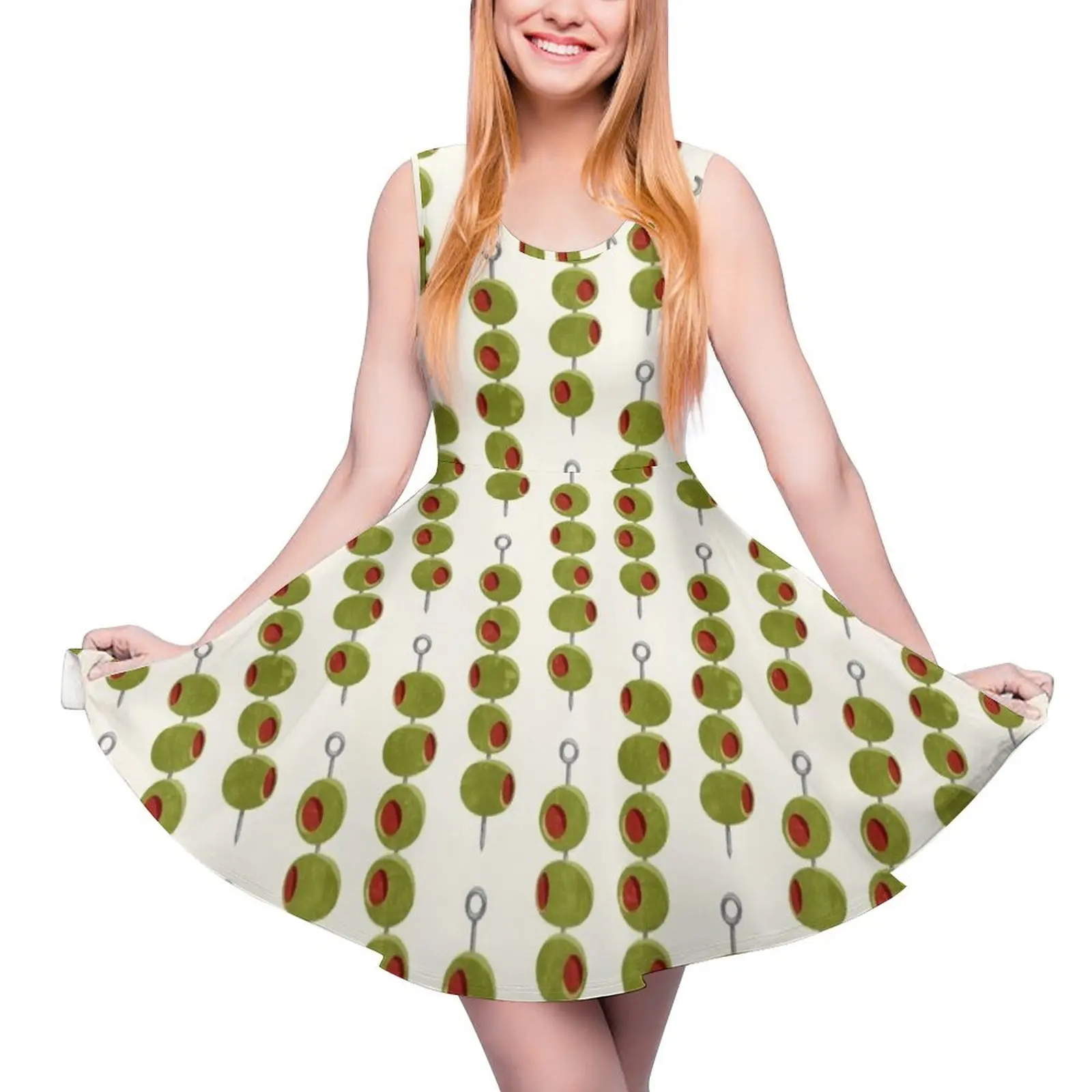 Martini cocktail olives - olives on a stick Sleeveless Dress Elegant gowns dress for women summer
Martini cocktail olives - olives on a stick Sleeveless Dress Elegant gowns dress for women summer