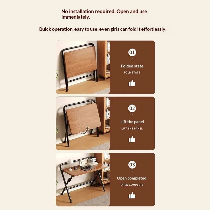 Folding Computer Desk Portable Space Saving Small Bedroom Bedside Study Table Student Office Escritorios Laptop Table Muebles
Folding Computer Desk Portable Space Saving Small Bedroom Bedside Study Table Student Office Escritorios Laptop Table Muebles