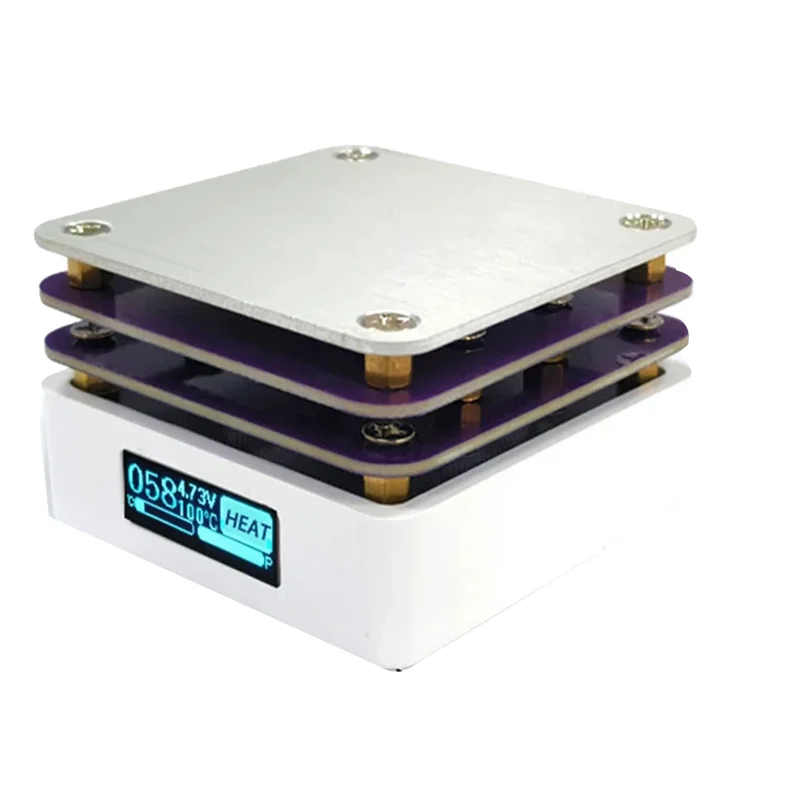 ABJY-G3061 PD65W Mini Hot Plate Digital Soldering Preheating Rework Station PCB SMD Board Soldering Plate Heating Table
ABJY-G3061 PD65W Mini Hot Plate Digital Soldering Preheating Rework Station PCB SMD Board Soldering Plate Heating Table