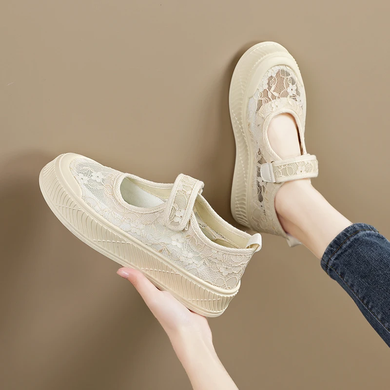 Новинка 2025 года, универсальная модная удобная дышащая повседневная спортивная летняя сетчатая большая женская обувь с низким берцем и толстой подошвой
Новинка 2025 года, универсальная модная удобная дышащая повседневная спортивная летняя сетчатая большая женская обувь с низким берцем и толстой подошвой