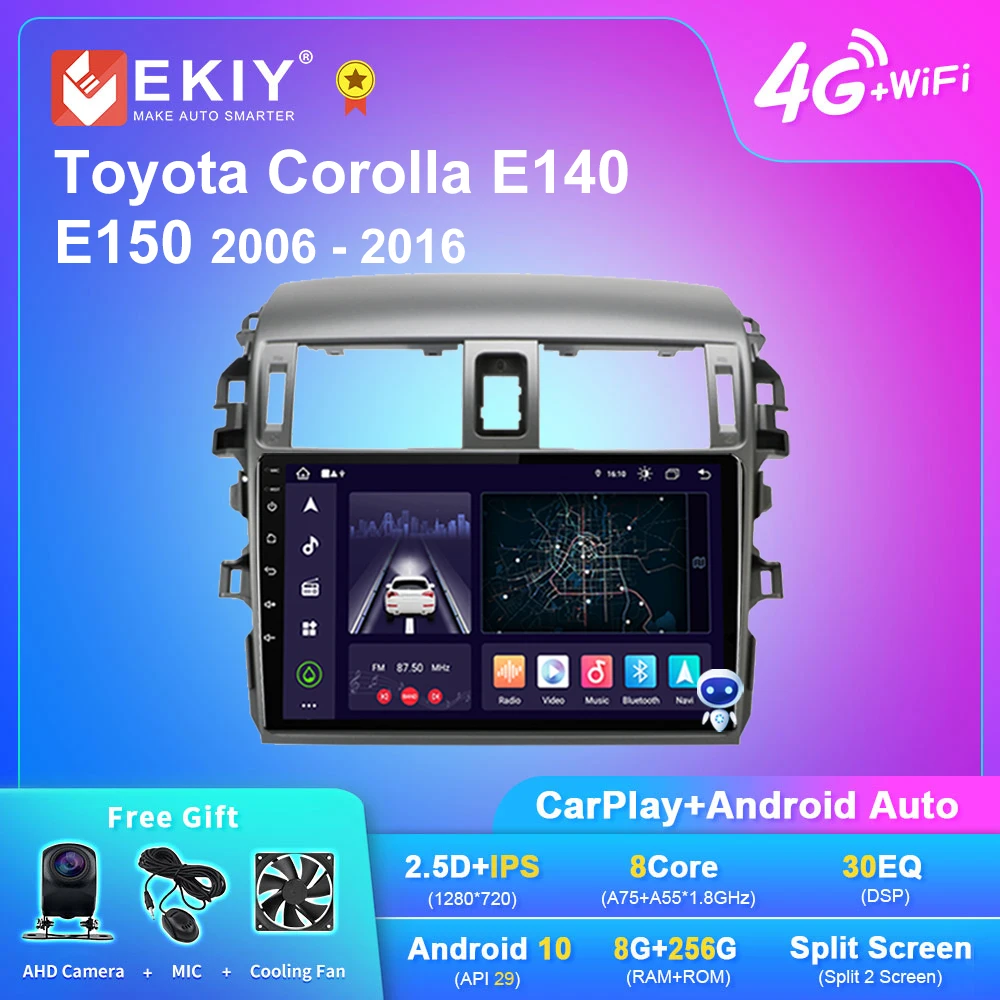 Автомагнитола EKIY X7 на Android для Toyota Corolla E140 E150 2006-2016 стерео автомобильный мультимедийный плеер для Carplay система GPS-навигации
Автомагнитола EKIY X7 на Android для Toyota Corolla E140 E150 2006-2016 стерео автомобильный мультимедийный плеер для Carplay система GPS-навигации
