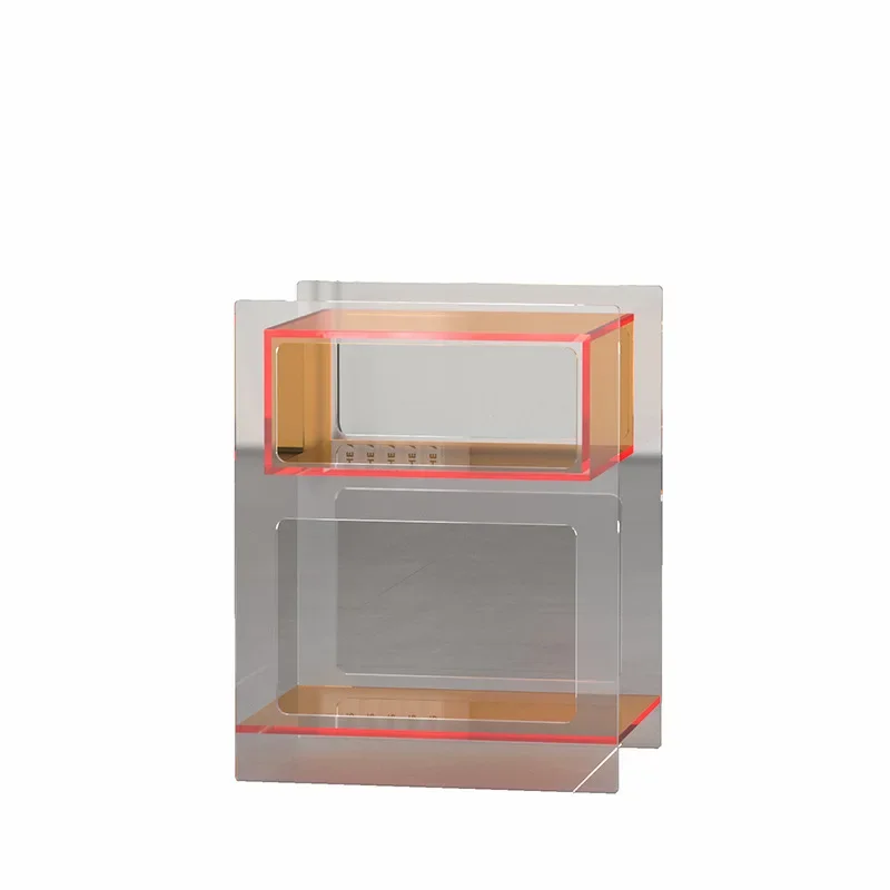 Acrylic bedside table, fresh small bookshelf simple, bay window shelf small coffee table
Acrylic bedside table, fresh small bookshelf simple, bay window shelf small coffee table