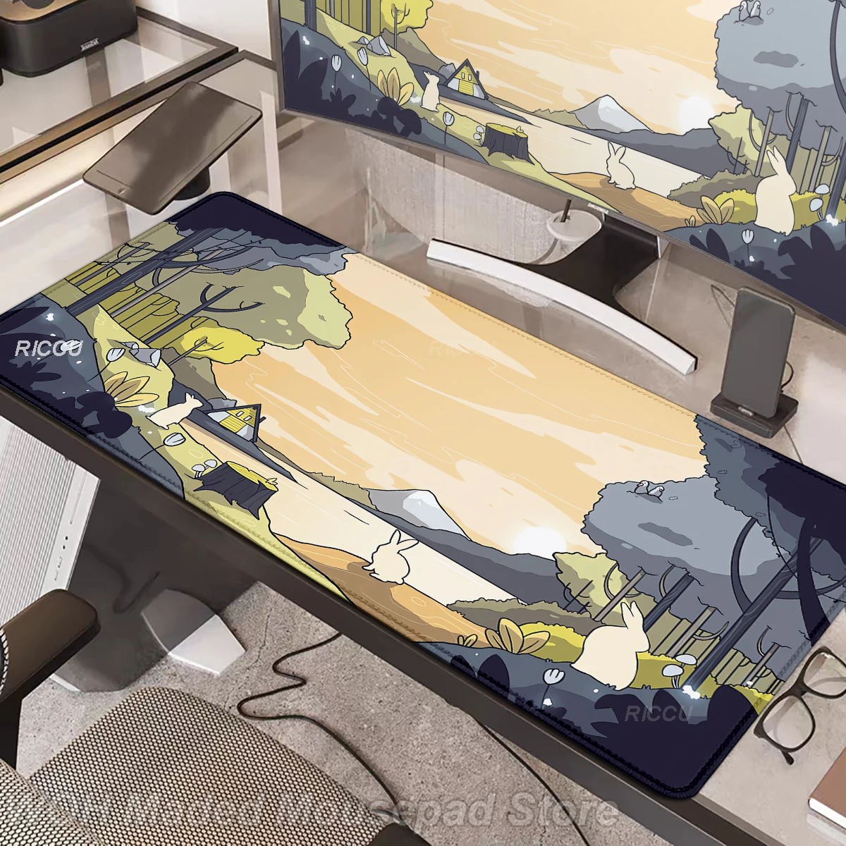 Cute Mouse Pad Rabbit Desk Mat Field Landscape Mousepad Large Gamer Compute Desk Pads Deskpad Gaming Cabinet Mouse Mats For Girl
Cute Mouse Pad Rabbit Desk Mat Field Landscape Mousepad Large Gamer Compute Desk Pads Deskpad Gaming Cabinet Mouse Mats For Girl