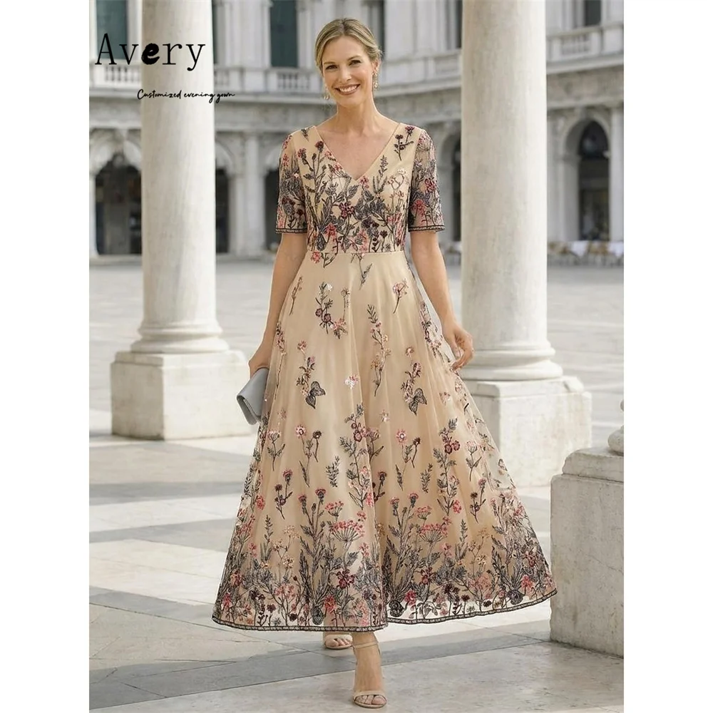 Avery Custom A Line V Neck Ankle Length Flower Elegant Party Dresses 2026 Luxury Evening Dresses for Events Gala Dress Women's
Avery Custom A Line V Neck Ankle Length Flower Elegant Party Dresses 2026 Luxury Evening Dresses for Events Gala Dress Women's