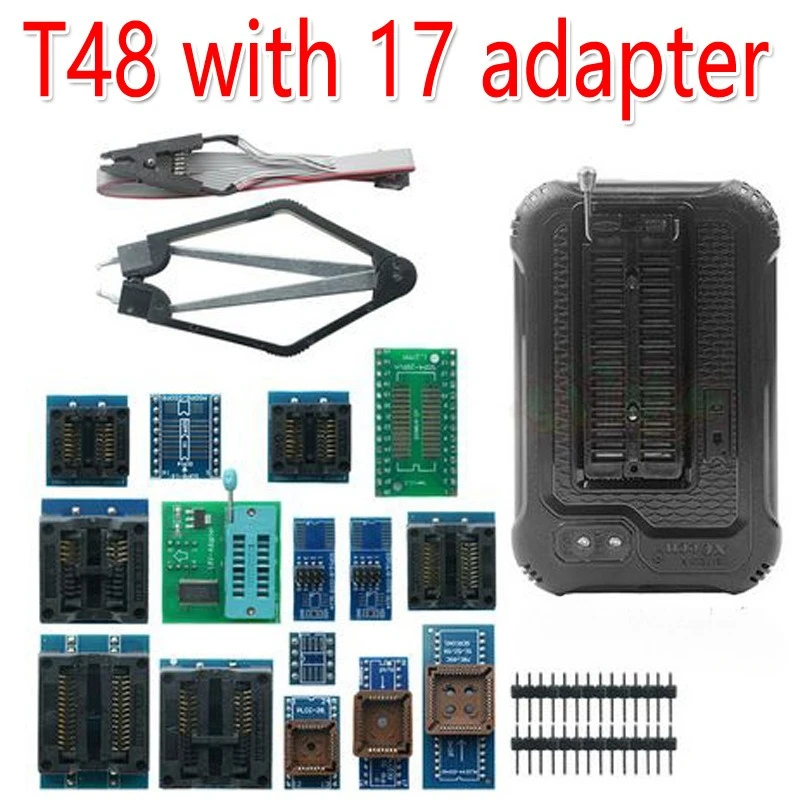 T48 TL866II upgrade USB programmer notebook routing BGA LCD main board bios 17-piece set
T48 TL866II upgrade USB programmer notebook routing BGA LCD main board bios 17-piece set