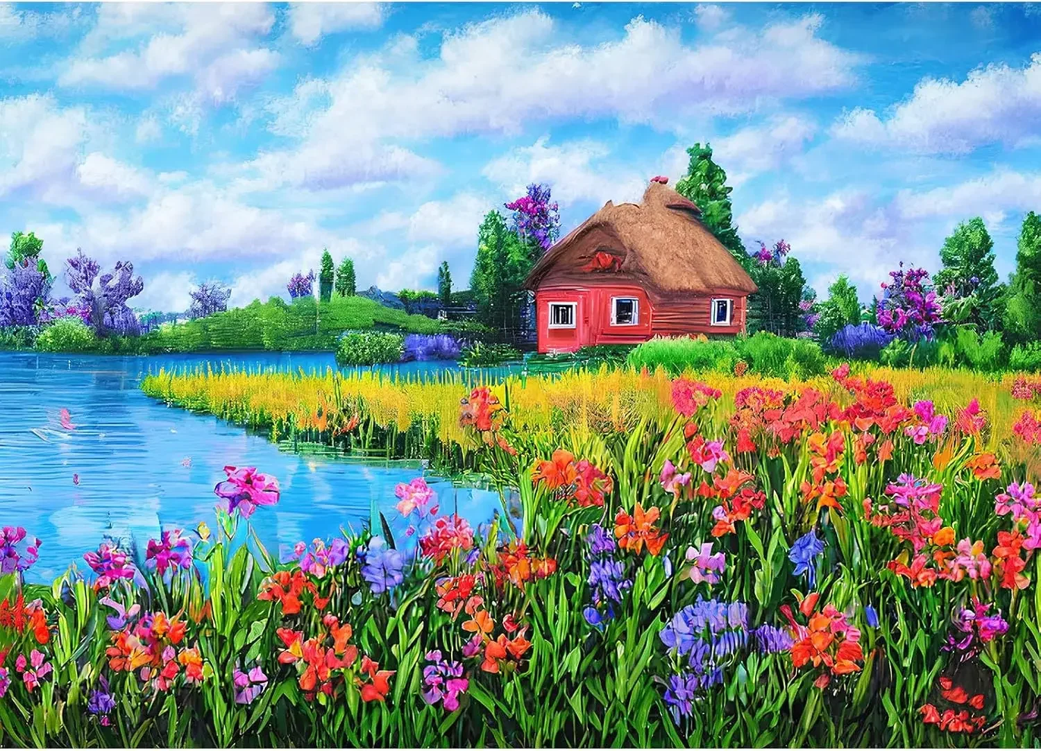 Adults Jigsaw Puzzles 1000/500/300pcs Flower House Wooden Puzzles for Gameroom Bedroom Home Decor Birthday Holiday Party Gift
Adults Jigsaw Puzzles 1000/500/300pcs Flower House Wooden Puzzles for Gameroom Bedroom Home Decor Birthday Holiday Party Gift