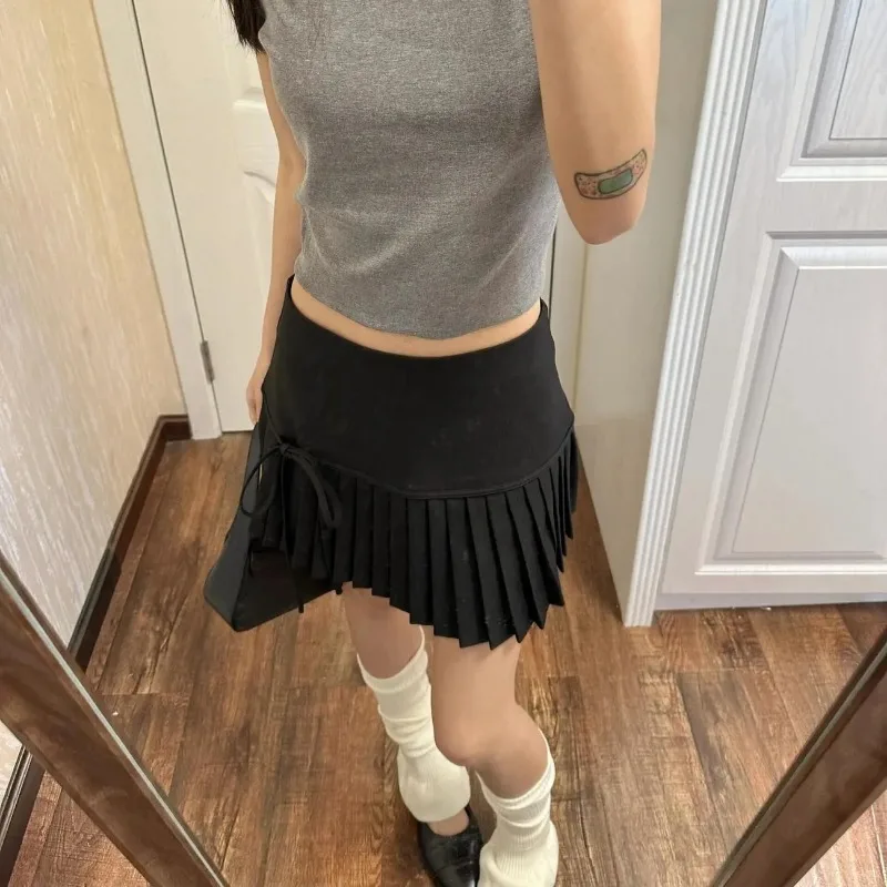 Aura Stylish Bow Pleated A-Line Mini Skirts Female Clothing Solid Color Summer New Vintage High Waist Basic Spliced Short Skirts
Aura Stylish Bow Pleated A-Line Mini Skirts Female Clothing Solid Color Summer New Vintage High Waist Basic Spliced Short Skirts