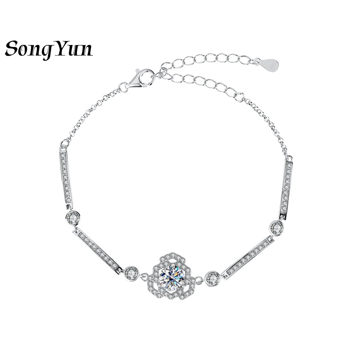 SONGYUN Designer Jewelry 925 Sterling Silver Bracelet Moissanite Diamond Cuff Wedding for Women 18K Gold Plated SYT Patent Bangl
SONGYUN Designer Jewelry 925 Sterling Silver Bracelet Moissanite Diamond Cuff Wedding for Women 18K Gold Plated SYT Patent Bangl