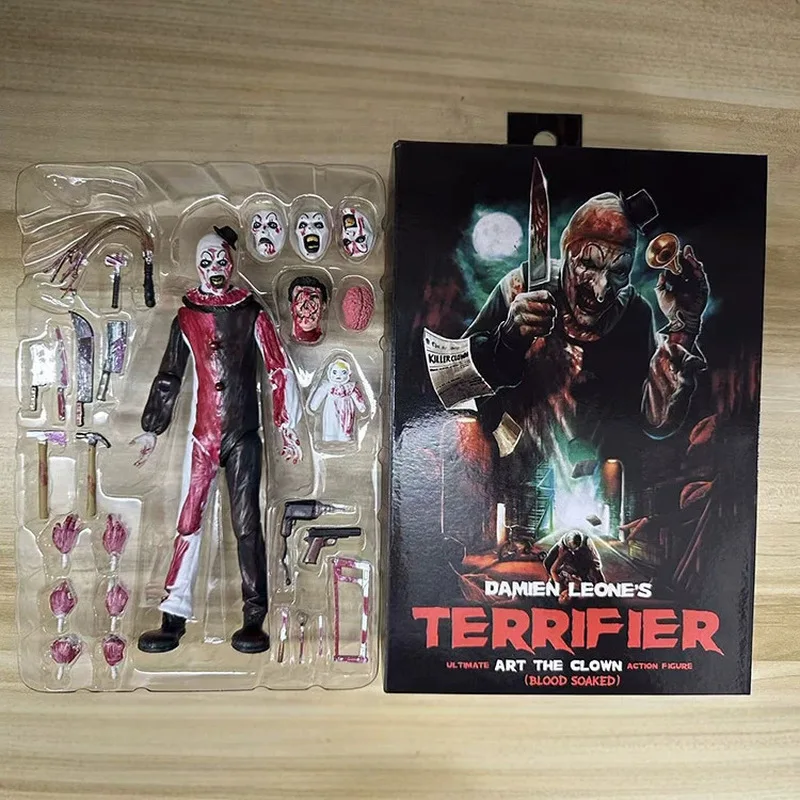Neca Terrifier Ultimate Art The Clown Blood Soaked 7 Inch Action Figure Collectible Model Horror Theme For Adult Collectors
Neca Terrifier Ultimate Art The Clown Blood Soaked 7 Inch Action Figure Collectible Model Horror Theme For Adult Collectors