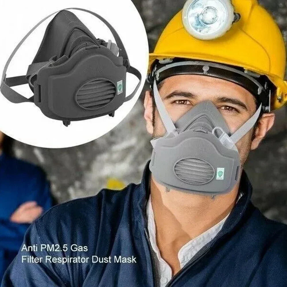 Half Face Gas Mask Cover PRO Respirator 3200 Dust Mask Safety 10 Filters For Sanding Woodworking
Half Face Gas Mask Cover PRO Respirator 3200 Dust Mask Safety 10 Filters For Sanding Woodworking