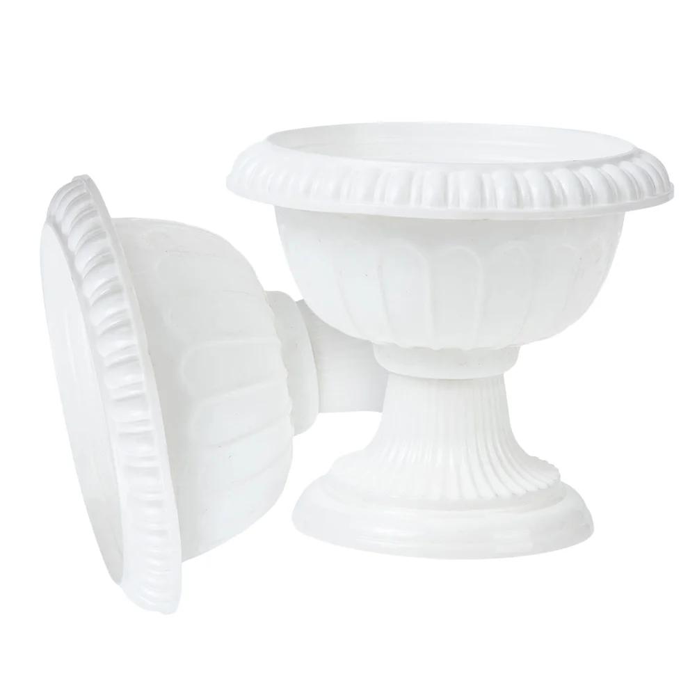 2 Pcs House Plants Roman Flower Pots Vintage Flowerpot Simple Plastic Wedding Flowerpots White Porch
2 Pcs House Plants Roman Flower Pots Vintage Flowerpot Simple Plastic Wedding Flowerpots White Porch