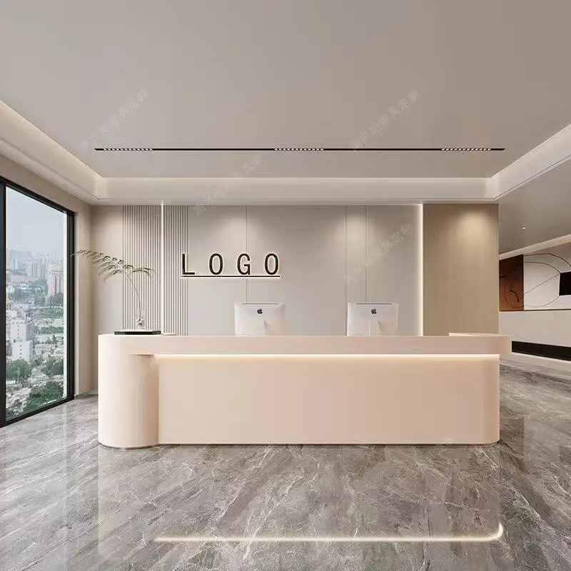 Customized Beauty Desk Table Luxury Modern Simple Design Reception Desk Premium Classic Bancone Per Negozio Office Furniture
Customized Beauty Desk Table Luxury Modern Simple Design Reception Desk Premium Classic Bancone Per Negozio Office Furniture