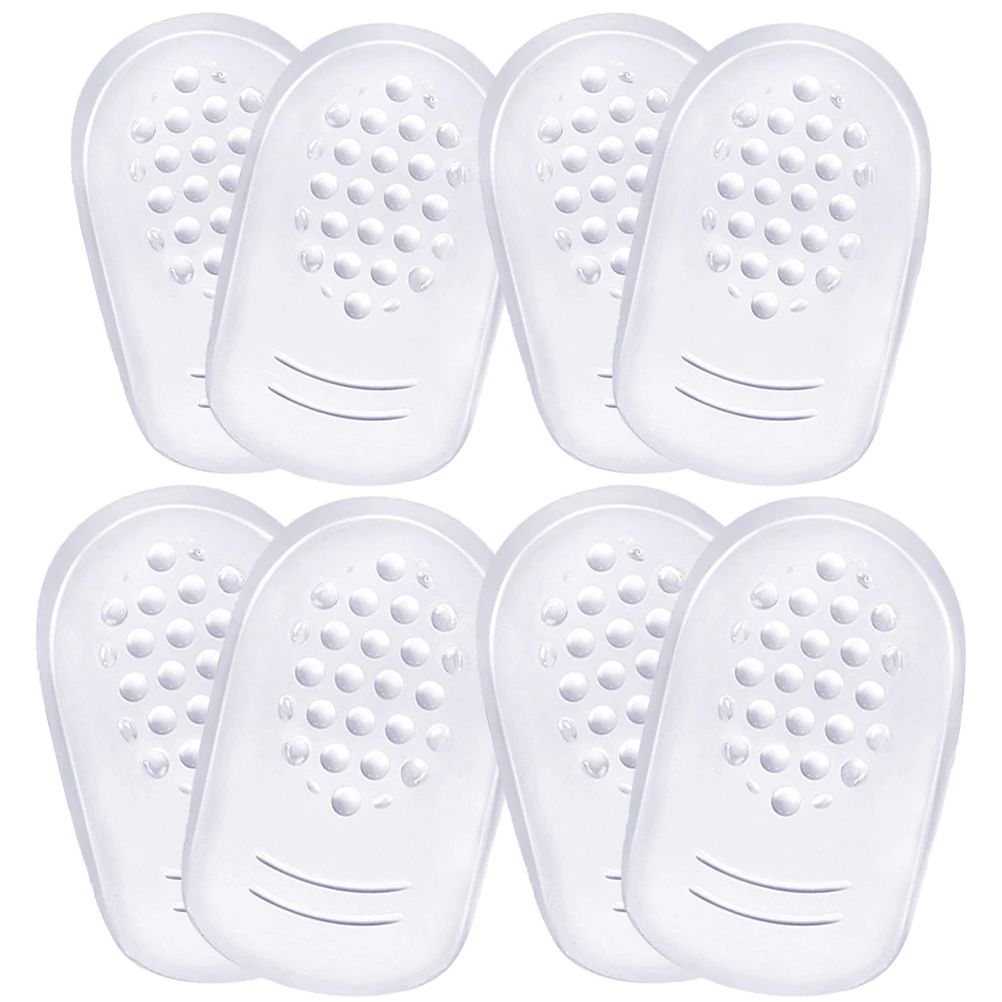 4 Pairs Gel Heel Pads Self Adhesive Transparent Shock Absorption Anti Slip Foot Care Tools Heel Cushions Inserts
4 Pairs Gel Heel Pads Self Adhesive Transparent Shock Absorption Anti Slip Foot Care Tools Heel Cushions Inserts