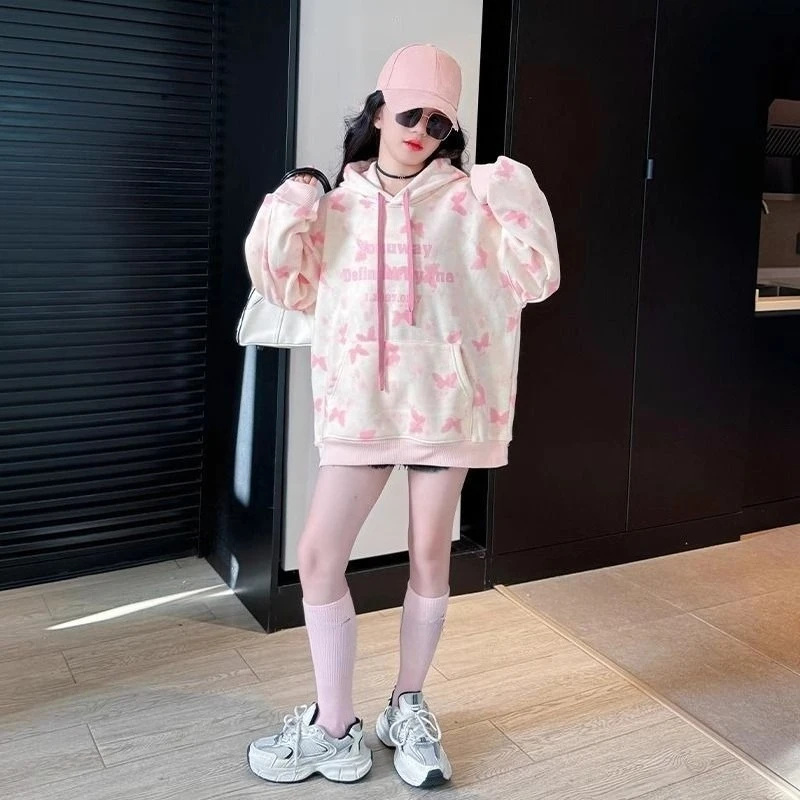 Girls' 2025 New Arrivals Trendy Korean Style Hooded Mid-Length Butt-Covering Spring/Autumn Kids Jacket Outerwear
Girls' 2025 New Arrivals Trendy Korean Style Hooded Mid-Length Butt-Covering Spring/Autumn Kids Jacket Outerwear