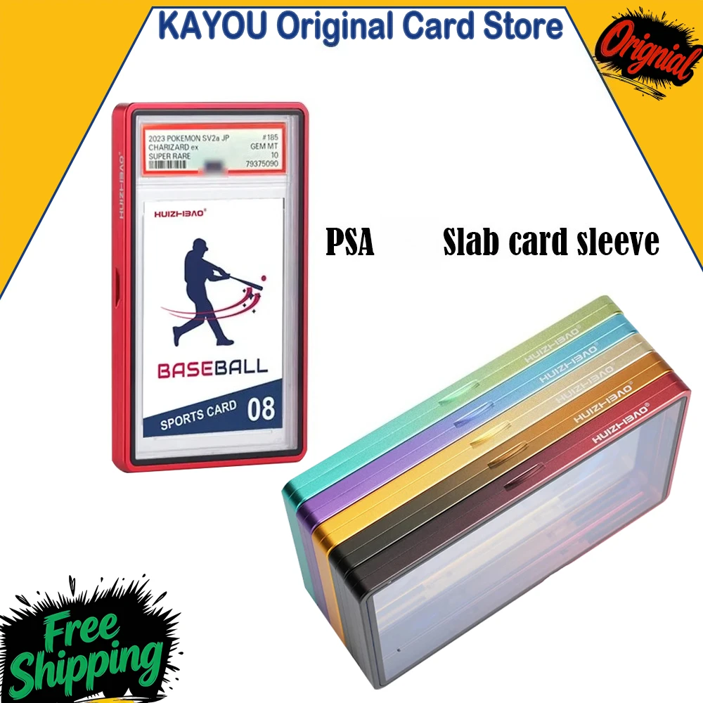 Case for PSA slabs UV & Scratch Resistant Trading Card Magnetic Display Holder Box Aluminum Alloy Graded Card Protector Magnetic
Case for PSA slabs UV & Scratch Resistant Trading Card Magnetic Display Holder Box Aluminum Alloy Graded Card Protector Magnetic