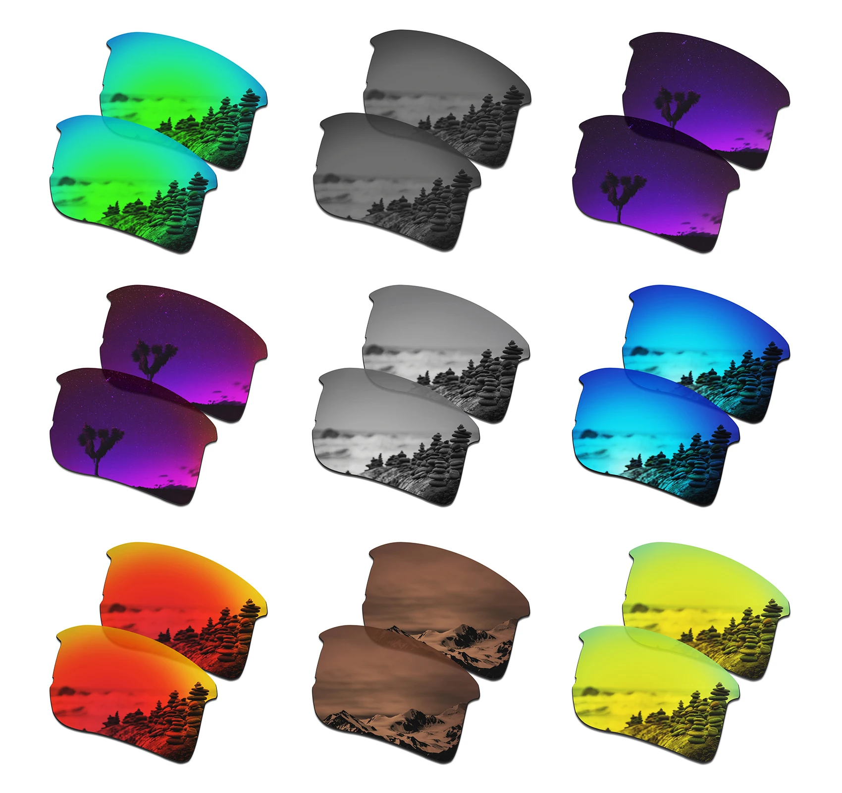 SmartVLT Polarized Replacement Lenses Compatible with Oakley Capacitor OJ9013 62mm Sunglasses - Multiple Options
SmartVLT Polarized Replacement Lenses Compatible with Oakley Capacitor OJ9013 62mm Sunglasses - Multiple Options