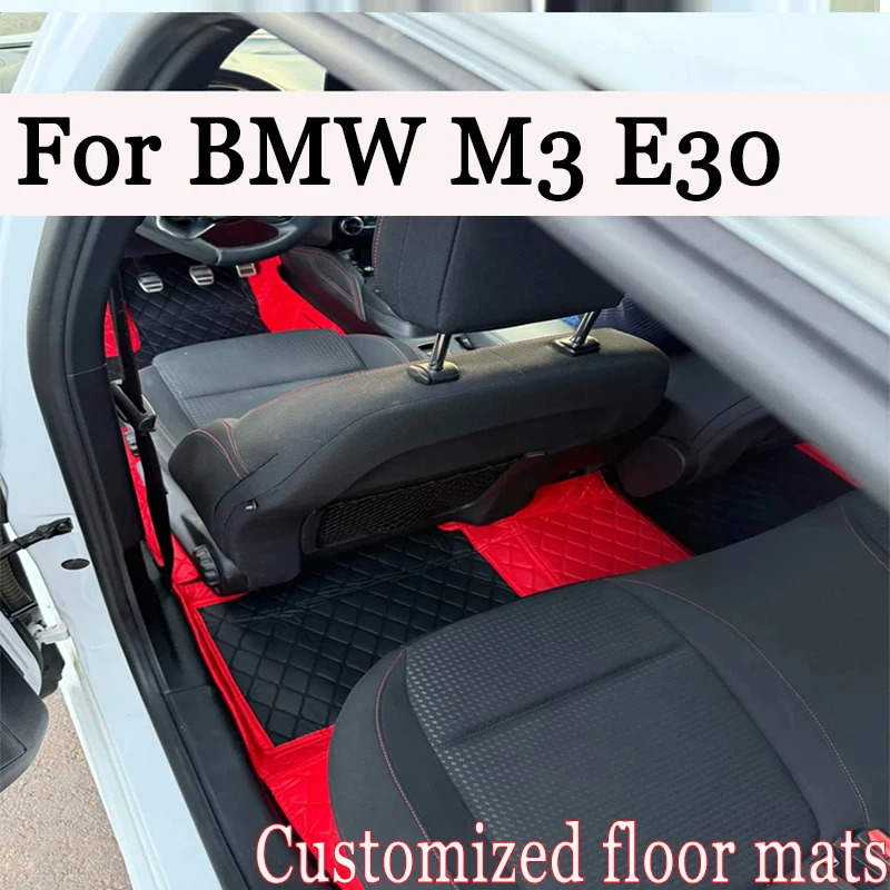 Car Floor Mat For BMW M3 E30 1986~1991 5 Seats Coupé Leather Floor Mats Carpet Protector Mud Car Accessories Interior
Car Floor Mat For BMW M3 E30 1986~1991 5 Seats Coupé Leather Floor Mats Carpet Protector Mud Car Accessories Interior