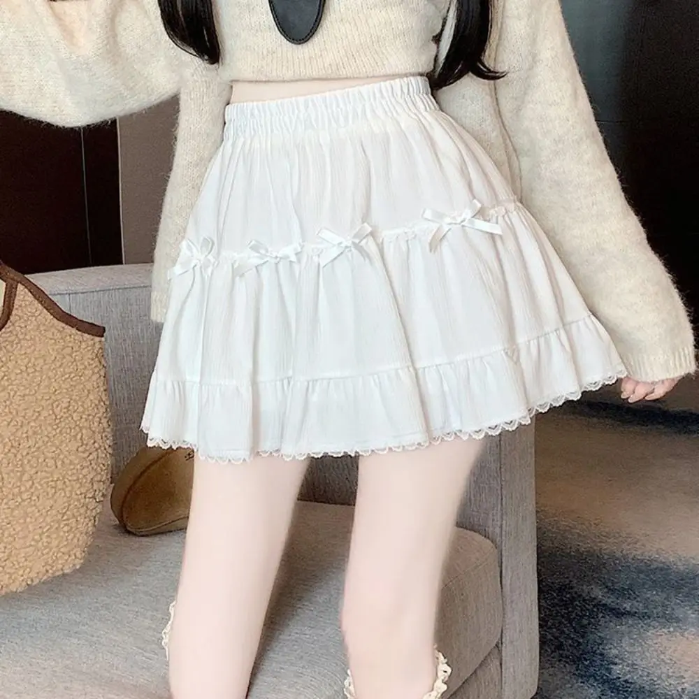 High Waist Girls Short Mini Skirt Loose with Safety Pants Bowknot A-line Skirt Ruffle Cake Dress Lace Pleated Mini Skirts Girls
High Waist Girls Short Mini Skirt Loose with Safety Pants Bowknot A-line Skirt Ruffle Cake Dress Lace Pleated Mini Skirts Girls