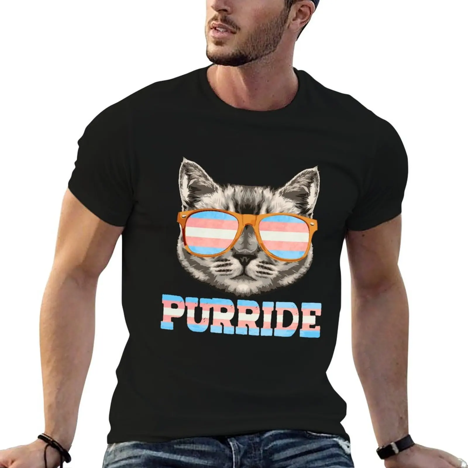 Purride Cat Pride LGBT Transgender Flag Trans Pet Owner Gift T-Shirt t shirts for man graphic funny man t shirt designer T-Shirt
Purride Cat Pride LGBT Transgender Flag Trans Pet Owner Gift T-Shirt t shirts for man graphic funny man t shirt designer T-Shirt