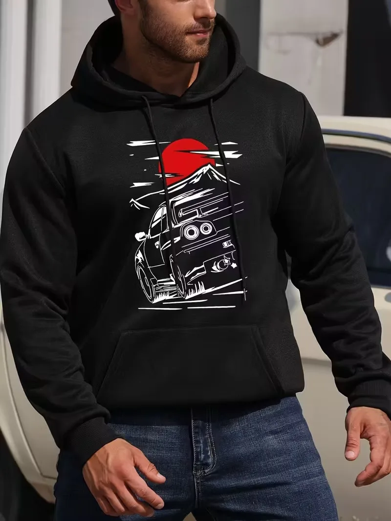 Men's loose hooded sweatshirt 270g - Fun pattern print, Christmas and Valentine's Day designs.
Men's loose hooded sweatshirt 270g - Fun pattern print, Christmas and Valentine's Day designs.