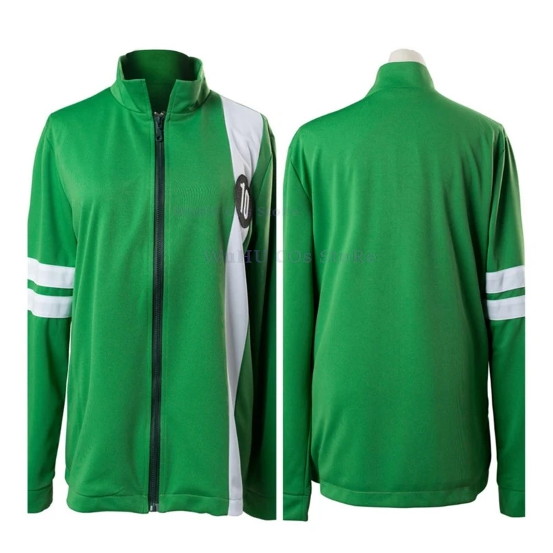 Ben Cosplay Tennyson 10 Costume Coat Green Jacket Kids Boys Girls Cotton Zip Up Green Overcoat Casual Tops T-shirts For Adult
Ben Cosplay Tennyson 10 Costume Coat Green Jacket Kids Boys Girls Cotton Zip Up Green Overcoat Casual Tops T-shirts For Adult