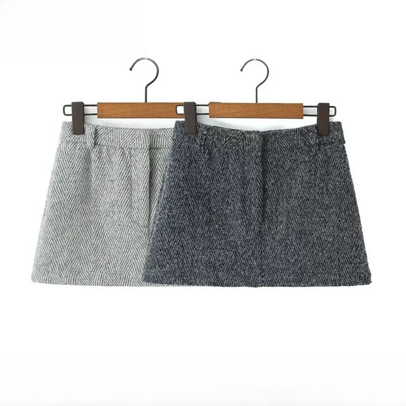 Модная женская шерстяная юбка А-силуэта с высокой талией, осенне-зимняя новинка, из полиэфирного волокна, для офиса и повседневной носки
Модная женская шерстяная юбка А-силуэта с высокой талией, осенне-зимняя новинка, из полиэфирного волокна, для офиса и повседневной носки