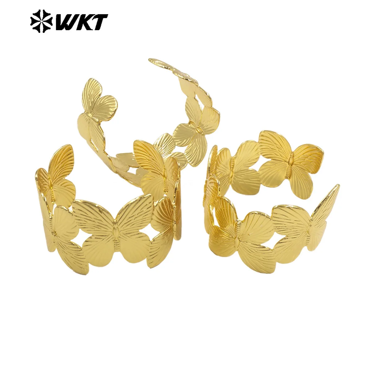 WT-B683 Stylish And Exquisite 18K Gold Plated 5 Butterfly Splicing Natural Yellow Brass Adjustable Bracelet Jewelry For Women
WT-B683 Stylish And Exquisite 18K Gold Plated 5 Butterfly Splicing Natural Yellow Brass Adjustable Bracelet Jewelry For Women