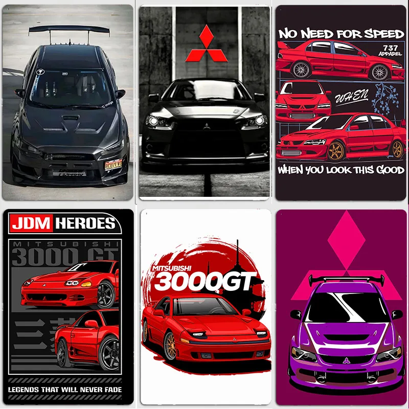 Lancer Evolution Evo X 3000 GT Classic Car Retro Posters Metal Sign Poster Bedroom interior Wall Home Decor Room Decoration
Lancer Evolution Evo X 3000 GT Classic Car Retro Posters Metal Sign Poster Bedroom interior Wall Home Decor Room Decoration